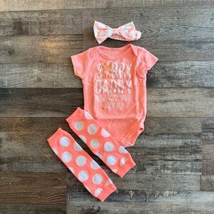 Baby Starters Pink Onesie